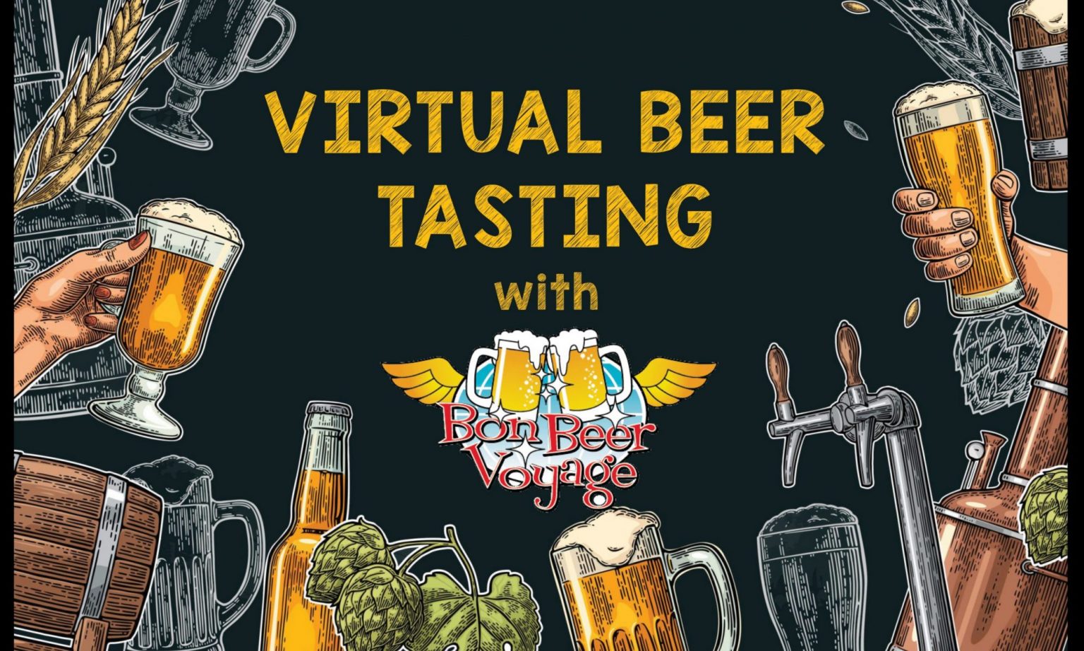 Virtual Beer Tasting Events with Bon Beer Online Virtual Beer Tasting